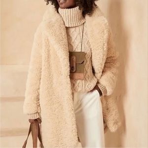 COPY - NWT Banana Republic Sherpa Teddy coat